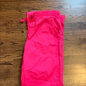 Healing Hands hot pink scrub pants